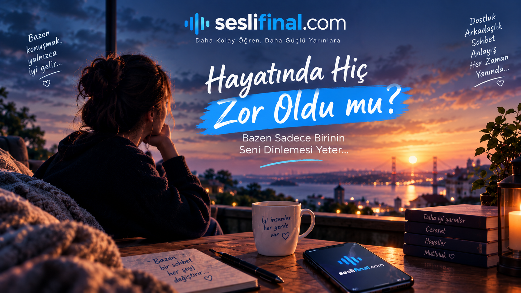 Hayatında Hiç Zor Oldu mu? Bazen Sadece Birinin Seni Dinlemesi Yeter