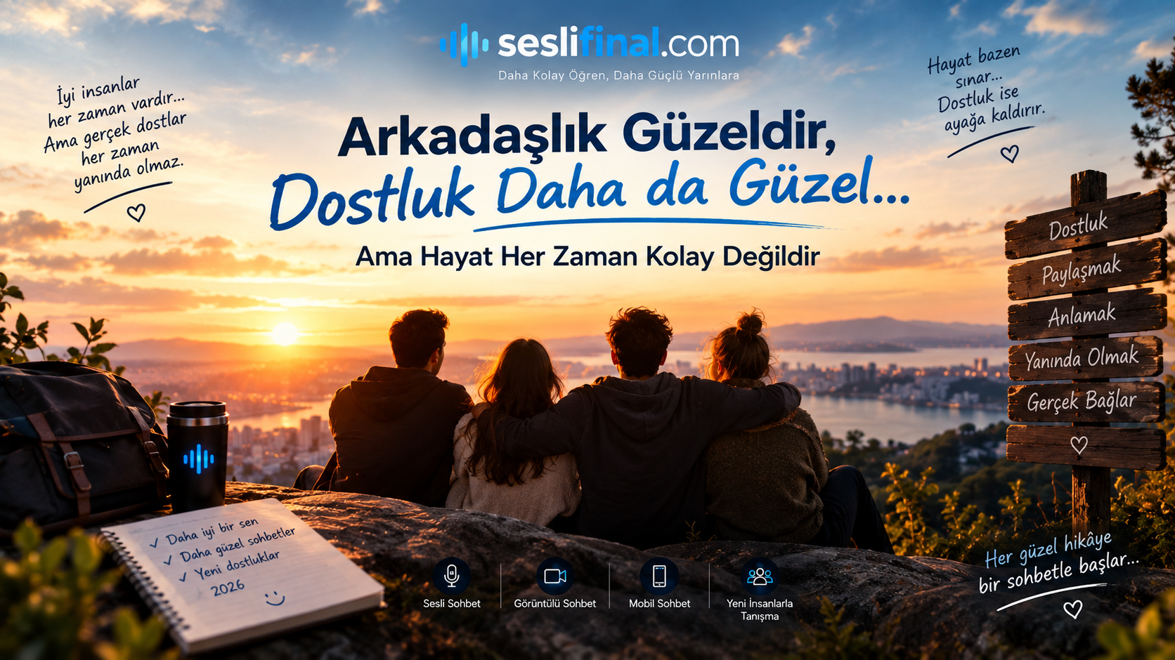 Arkadaşlık Güzeldir, Dostluk Daha da Güzel… Ama Hayat Her Zaman Kolay Değildir