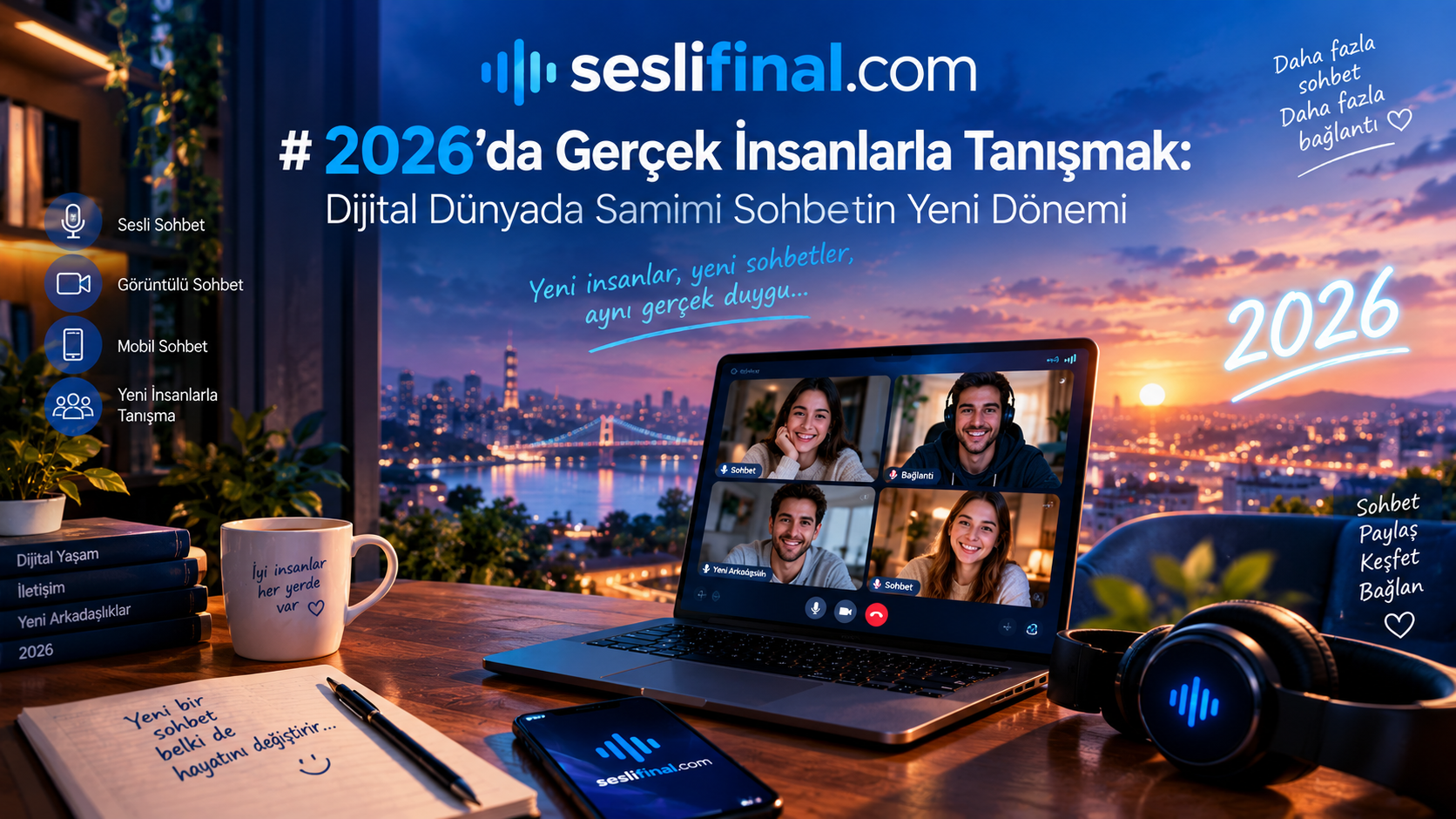 2026'da Gerçek İnsanlarla Tanışmak: Dijital Dünyada Samimi Sohbetin Yeni Dönemi